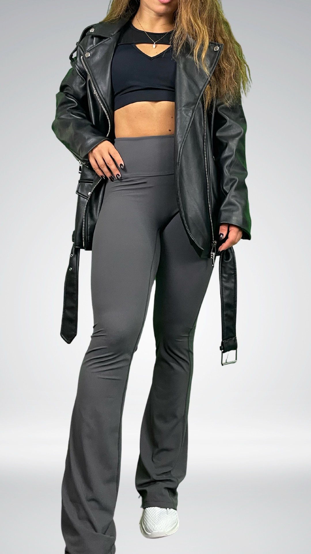 PANTALONI PALESTRA DAILYFIT A ZAMPA STEEL FLEXIVEL COLLECTION