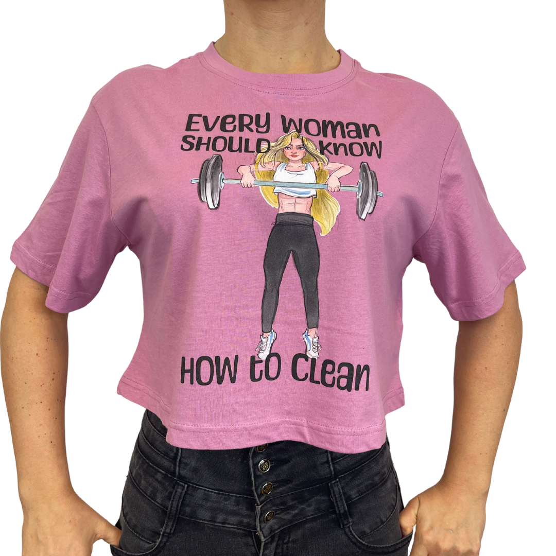Crop Top Palestra Every women should know how to clean FLEXIVEL blond