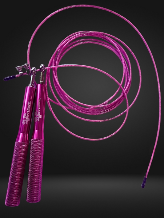 CORDA DA SALTO JUMPROPE DOUBLE UNDER FLEXIVEL PINK FUCSIA