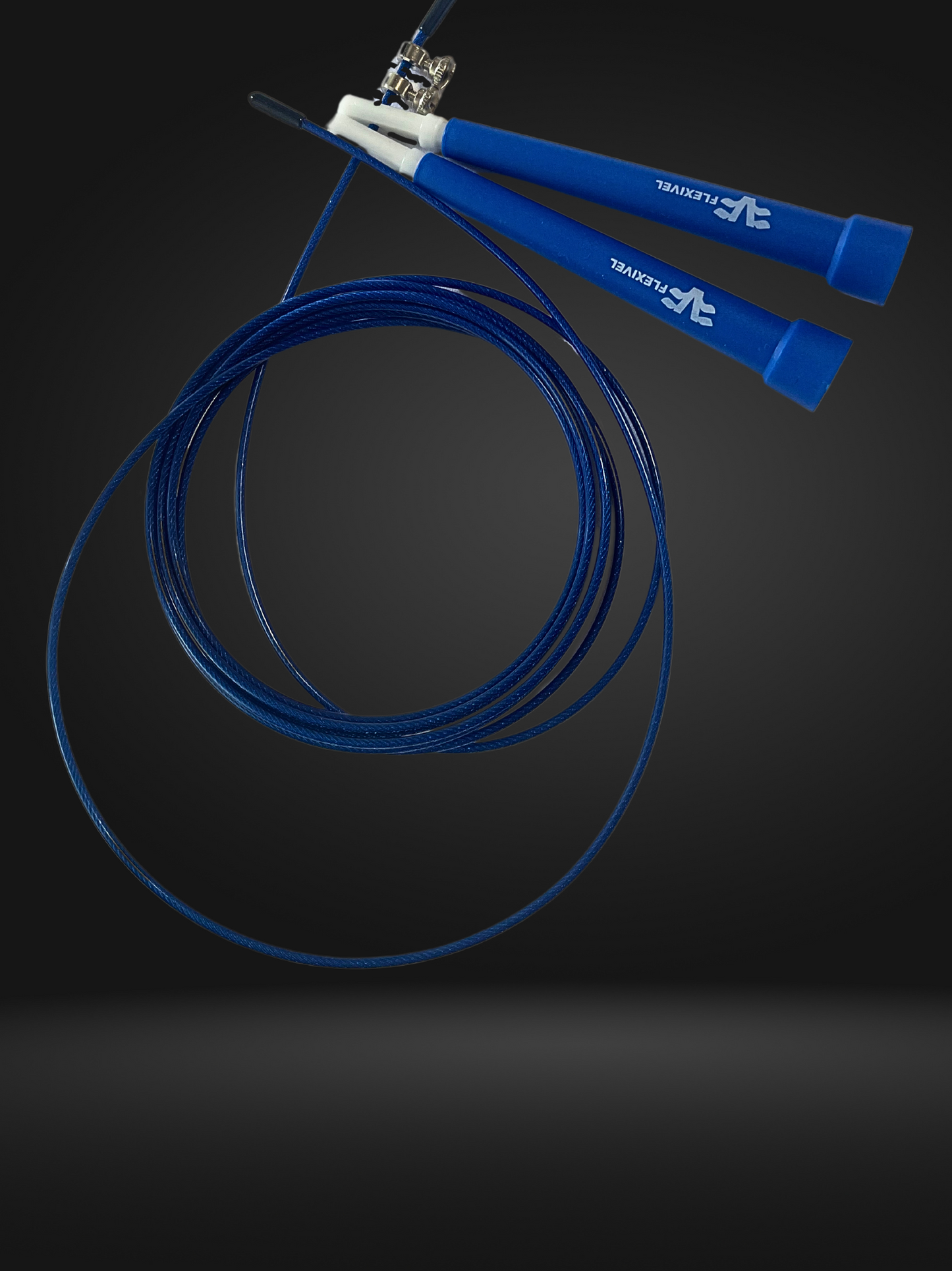 CORDA DA SALTO JUMPROPE DOUBLE UNDER FLEXIVEL LEGGERA BLU