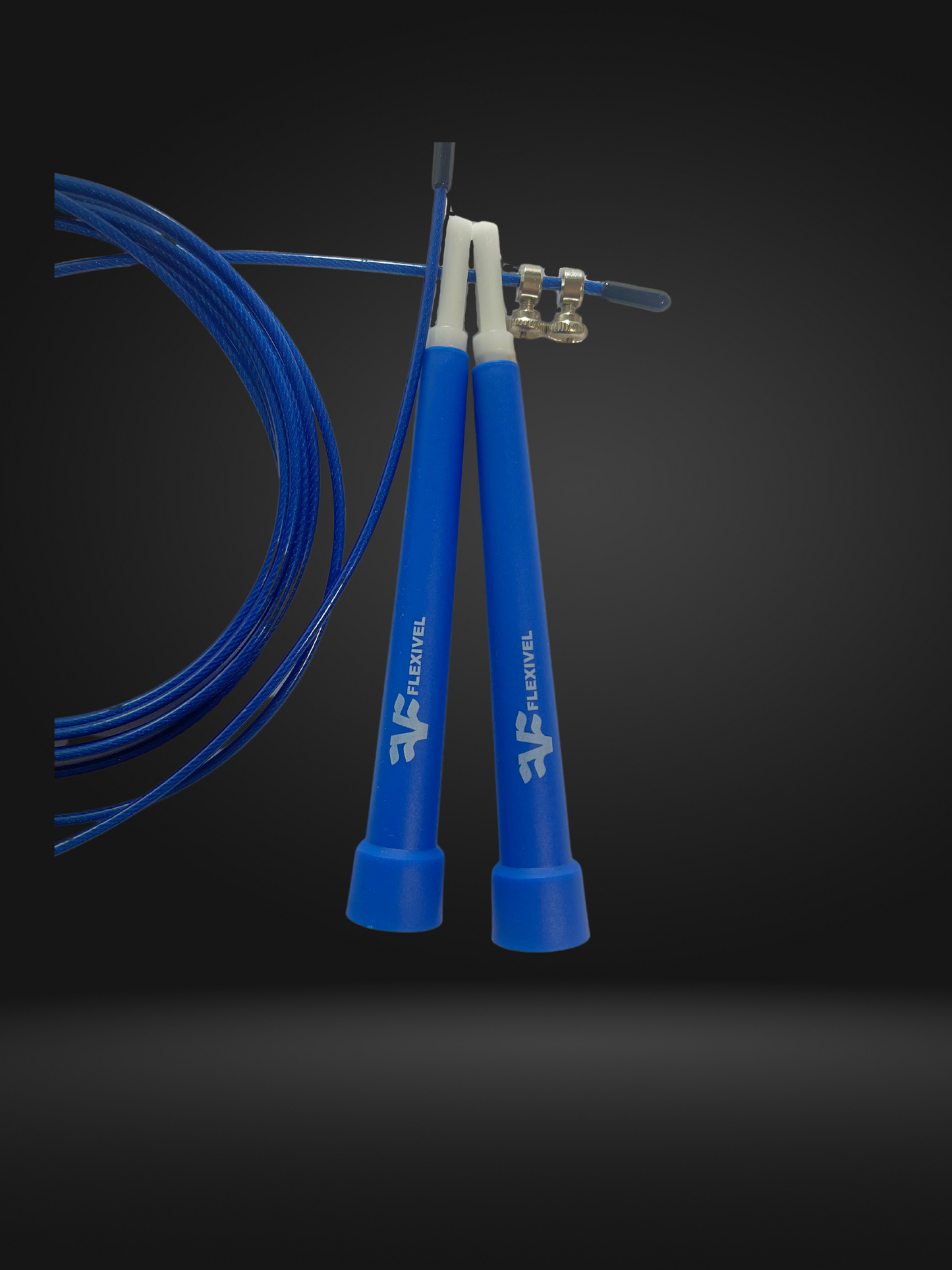 CORDA DA SALTO JUMPROPE DOUBLE UNDER FLEXIVEL LEGGERA BLU