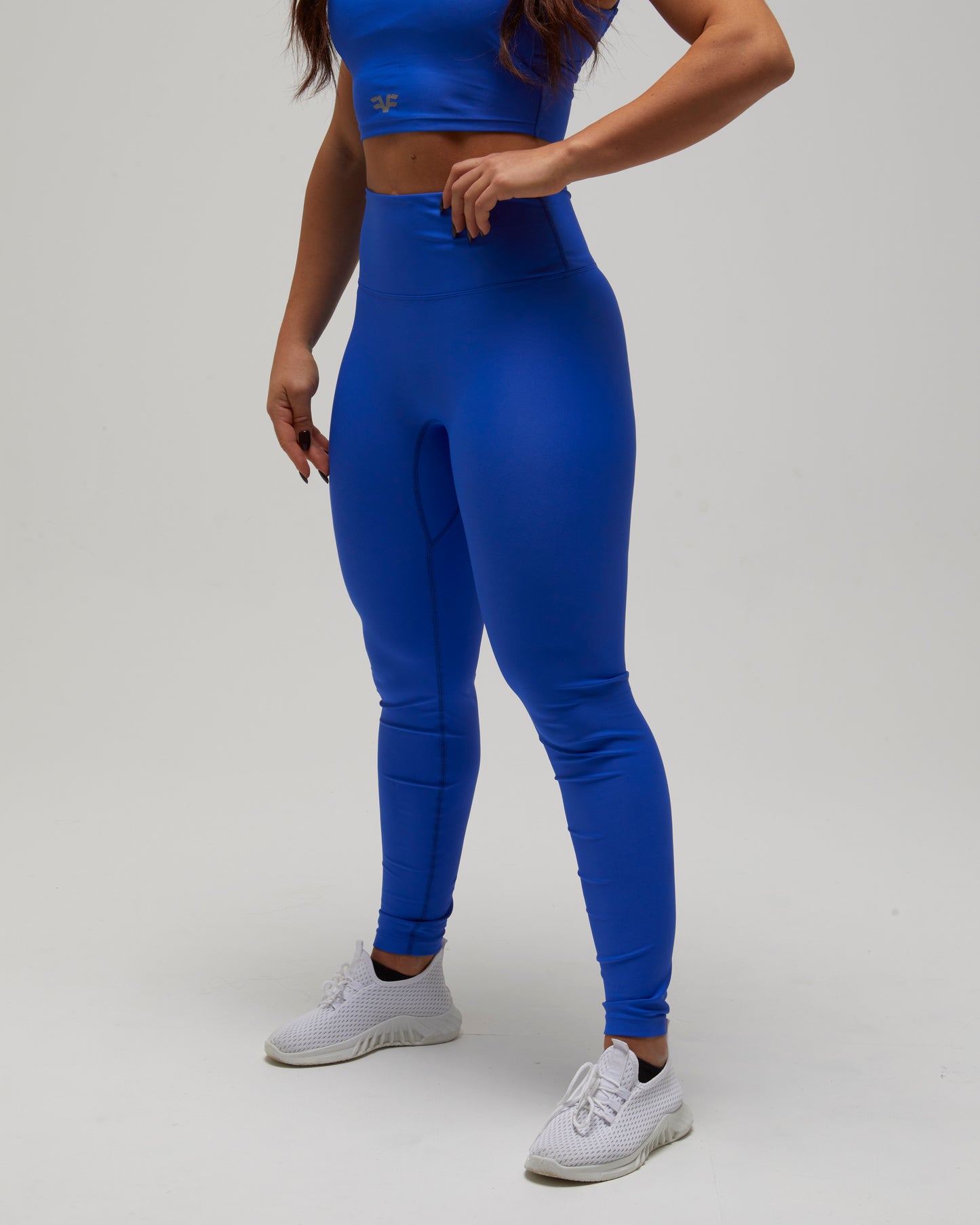 KRYSS LEGGINS PUSH UP PALESTRA FUSEAUX BLU FLEXIVEL