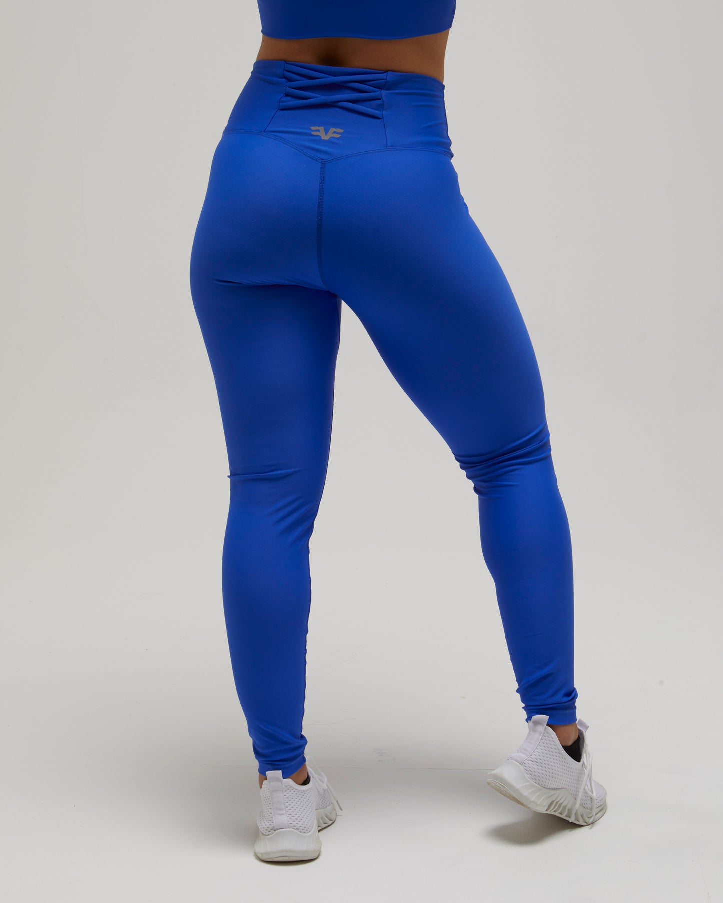 KRYSS LEGGINS PUSH UP PALESTRA FUSEAUX BLU FLEXIVEL