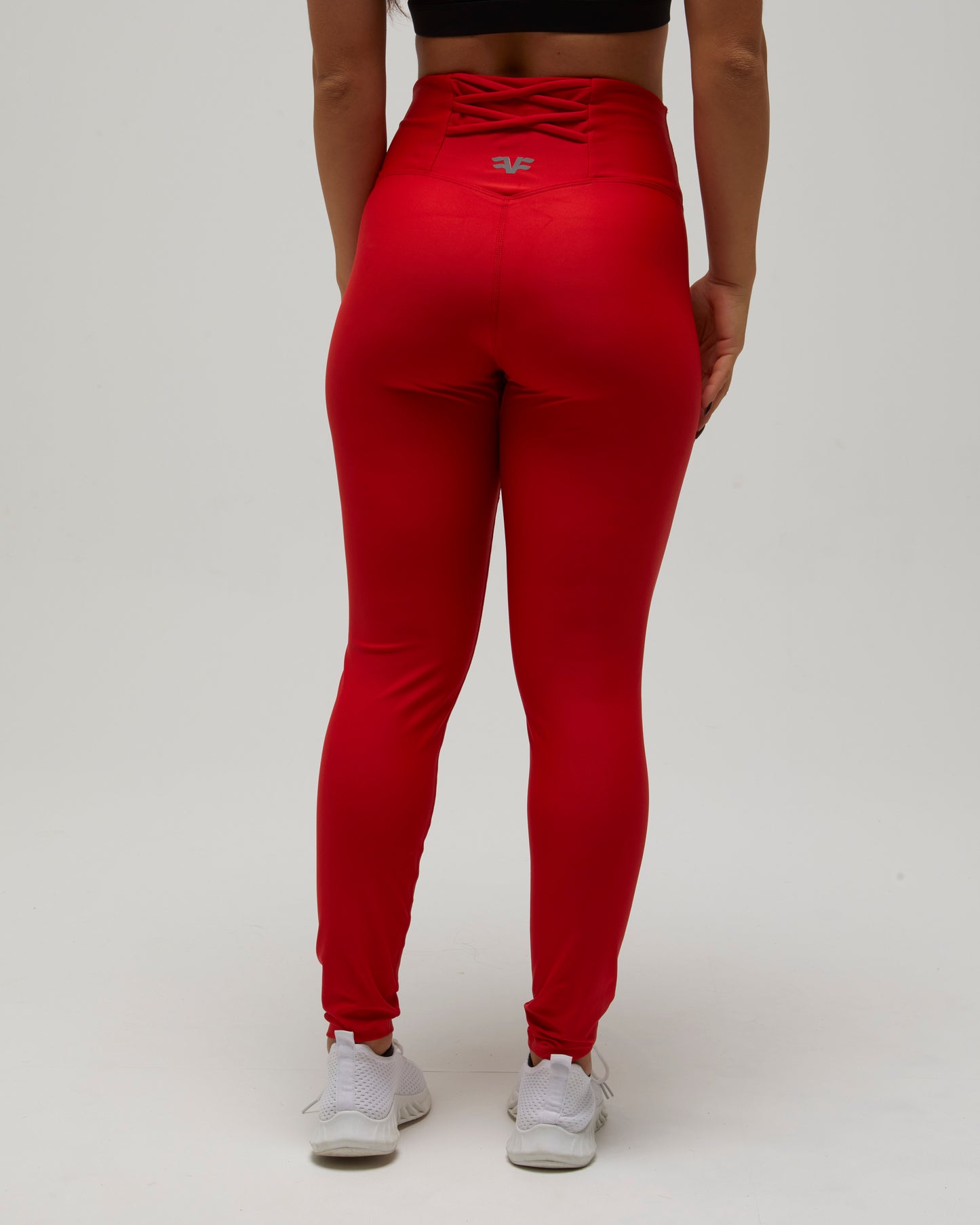 KRYSS LEGGINS PUSH UP PALESTRA ROSSO FLEXIVEL