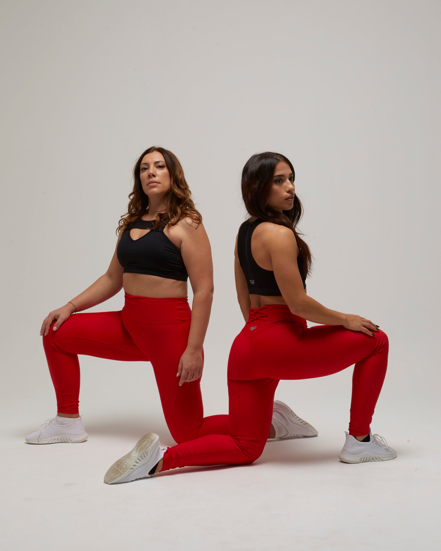 KRYSS LEGGINS PUSH UP PALESTRA ROSSO FLEXIVEL