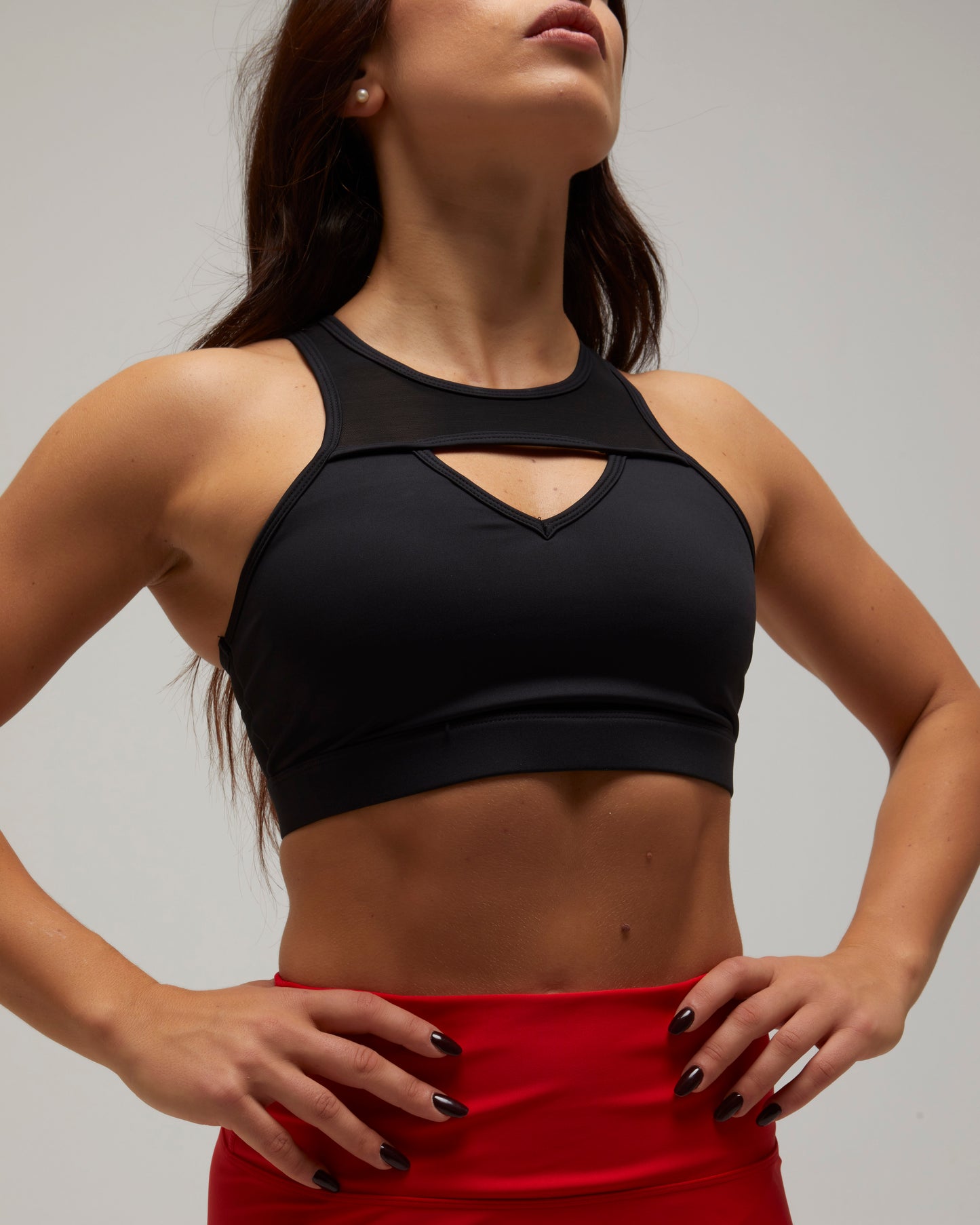 SISU TOP PALESTRA 1 NERO REGGISENO SPORTIVO FLEXIVEL