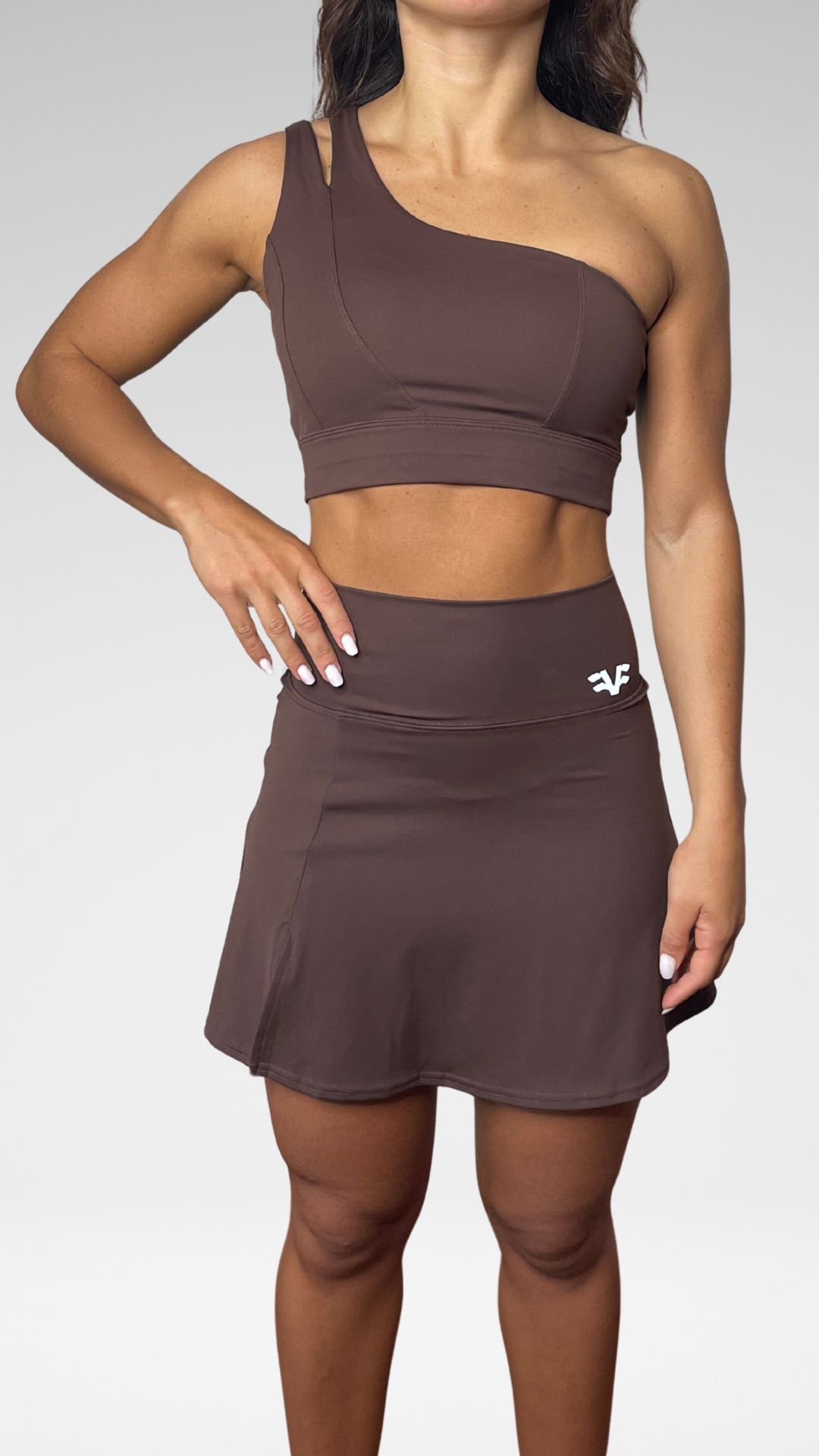 Mocha Bloom – GONNA PANTALONCINO CHOCOLATE FLEXIVEL COLLECTION