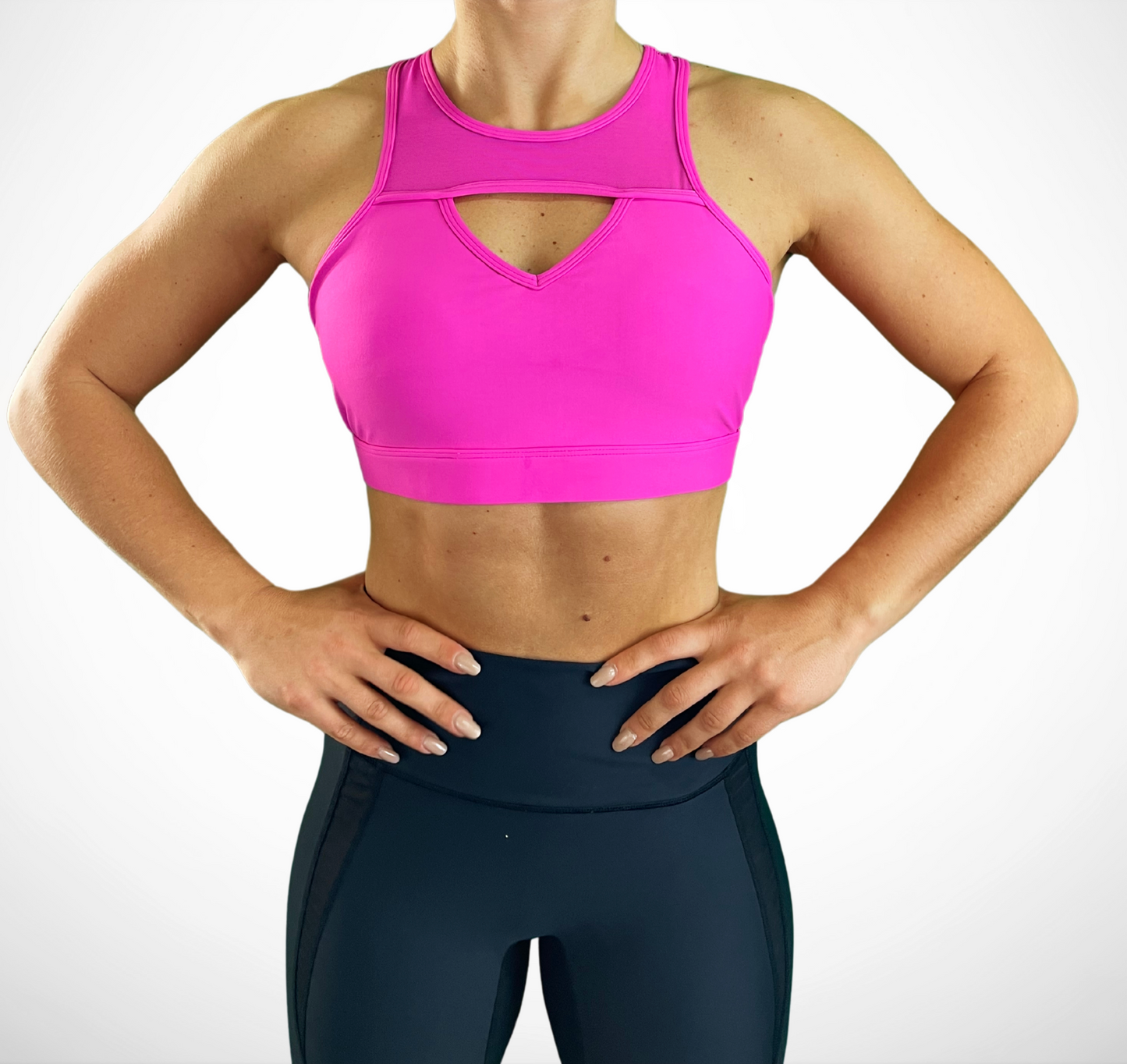 SISU I TOP PALESTRA FUCSIA REGGISENO SPORTIVO FLEXIVEL