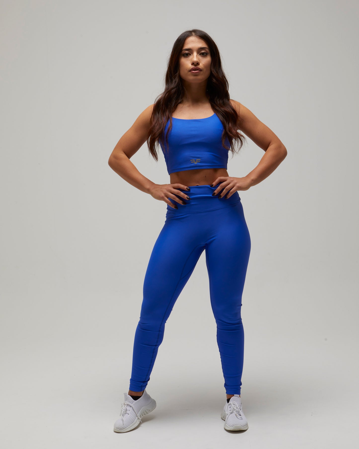 KRYSS LEGGINS PUSH UP PALESTRA FUSEAUX BLU FLEXIVEL