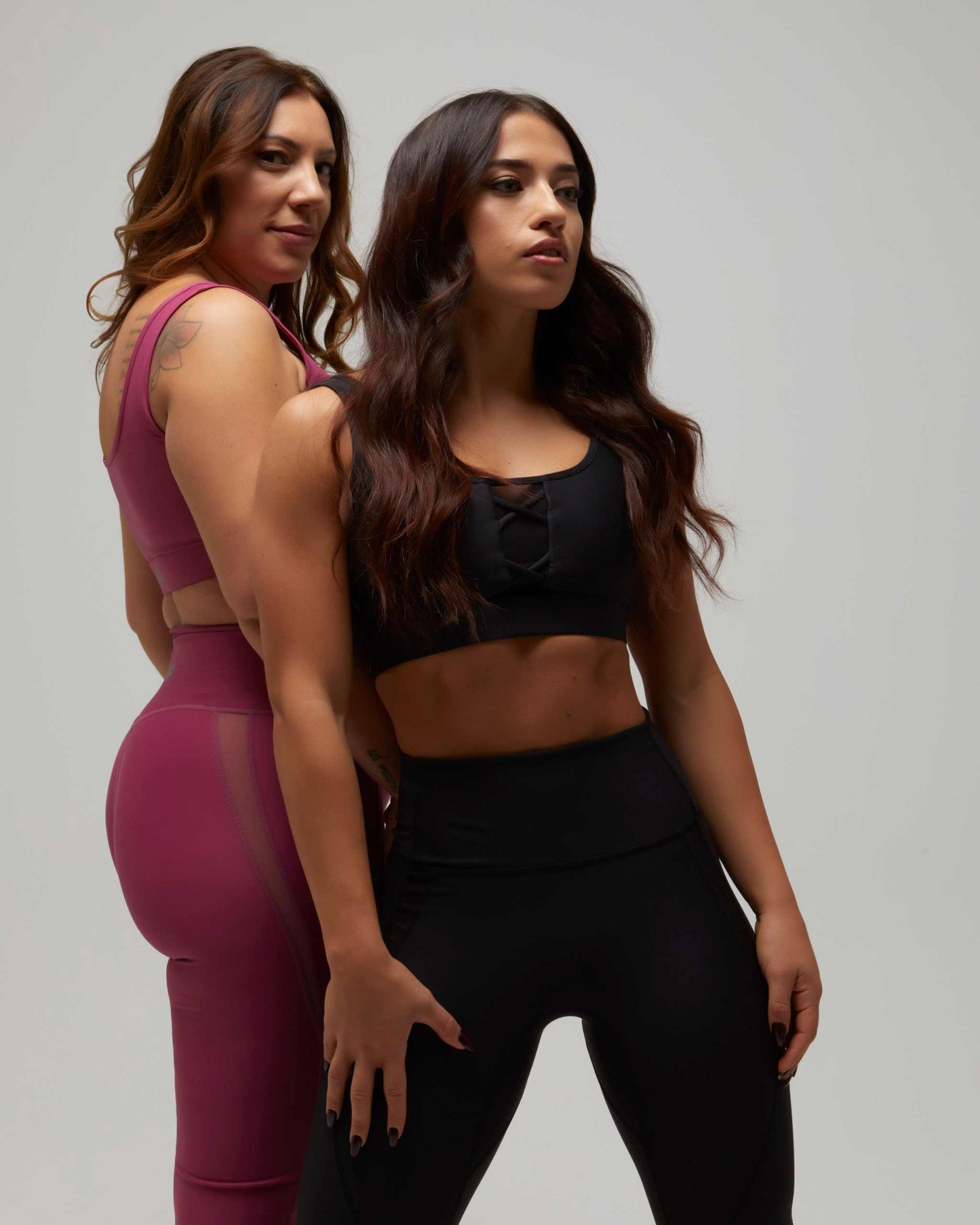 Reggiseno sportivo SISU top palestra nero in mesh elasticizzato