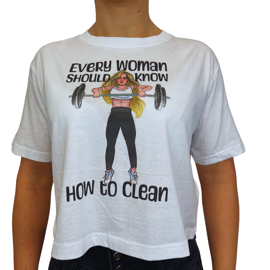Crop Top Palestra Every women should know how to clean FLEXIVEL blond