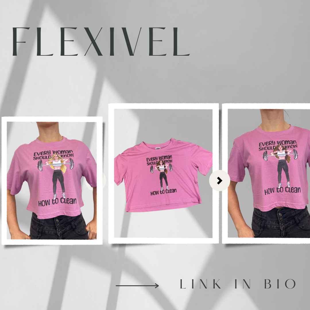 Crop Top Palestra Every women should know how to clean FLEXIVEL blond